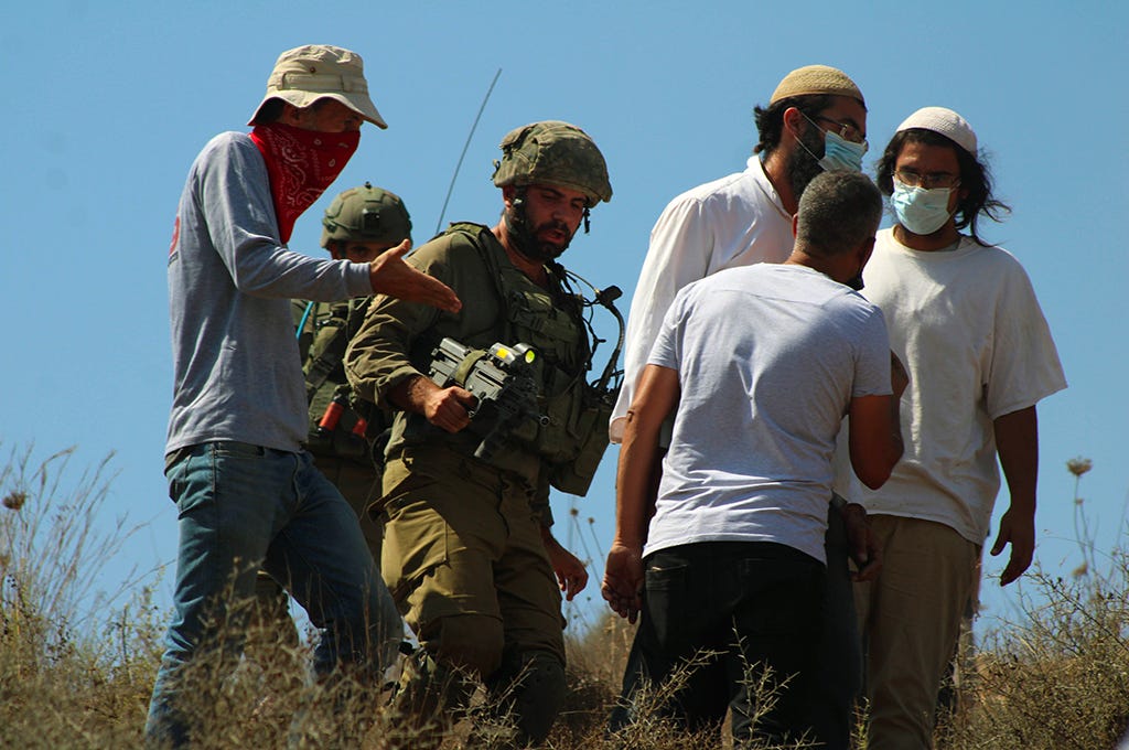 Israeli settlers from Yitzhar